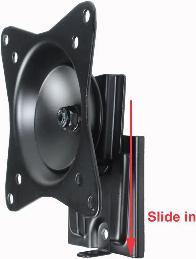 Alt view image 3 of 7 - VideoSecu Rotation Tilt TV Wall Mount for most 15 17 19 20 22 23 24 26 27 29" LCD LED HDTV LG Samsung Vizio Sony Sharp Screen Bracket VESA 100x100/75x75mm, sliding plate design bxa