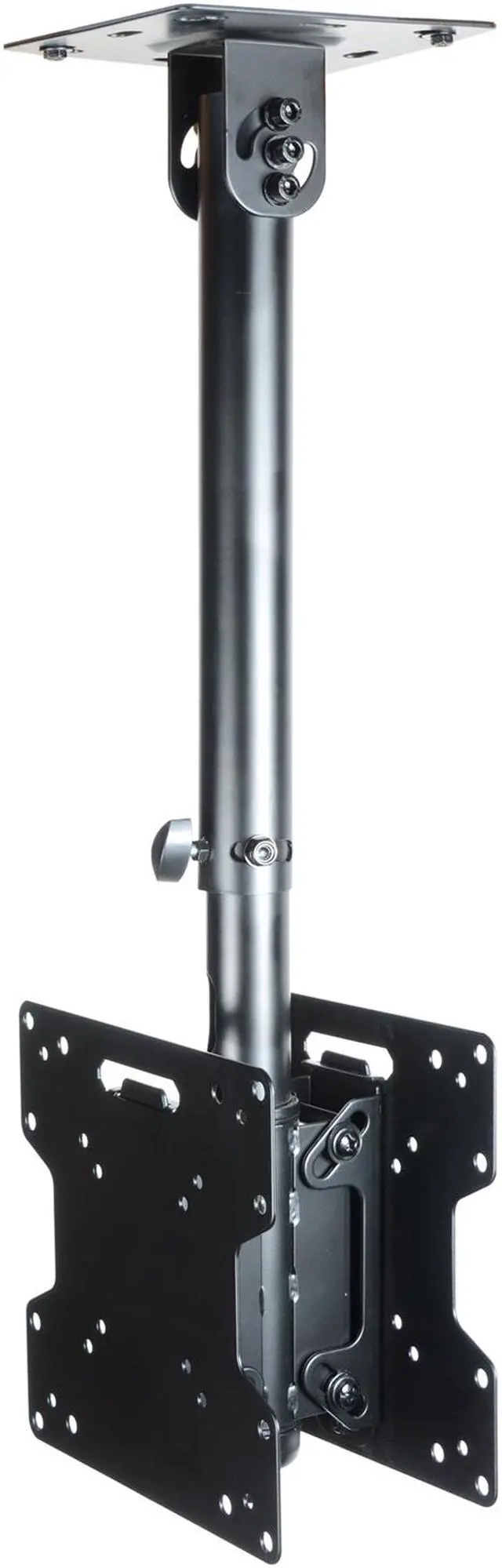 Alt view image 4 of 6 - VideoSecu Adjustable Tilt Swivel Dual TV Ceiling Mount for 32"-70" LED LCD Plasma OLED HDTV Flat Panel Screen, with VESA 600x400/400x400/400x200/300x300/200x200/200x100/100x100/75x75mm BXB