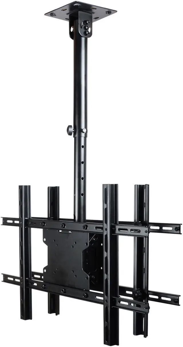 Alt view image 6 of 6 - VideoSecu Adjustable Tilt Swivel Dual TV Ceiling Mount for 32"-70" LED LCD Plasma OLED HDTV Flat Panel Screen, with VESA 600x400/400x400/400x200/300x300/200x200/200x100/100x100/75x75mm BXB