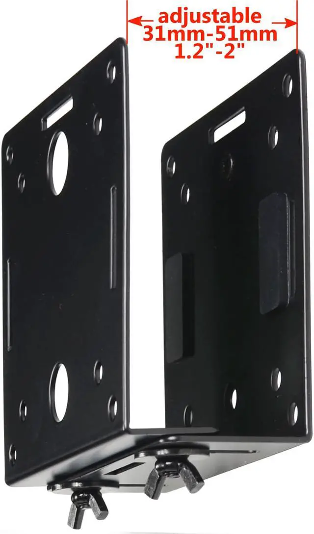 Alt view image 2 of 20 - VideoSecu Small Device Mount for some Blu-ray Disc/DVD Player, DVR, Digital Media Player, TV Cable Box, AV Components, Gaming Console, Modems Holder Shelf 1WM