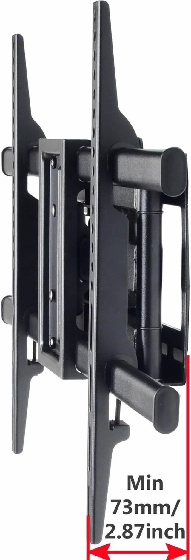 Alt view image 4 of 5 - VideoSecu Heavy Duty Tilt Swivel TV Wall Mount for most 40 42 43 46 47 48 49 50 55 60 65 70" Samsung VIZIO Sharp Panasonic 3D HDTV LCD LED UHD with VESA 600x400/400x400mm& Free HDMI Cable CT0