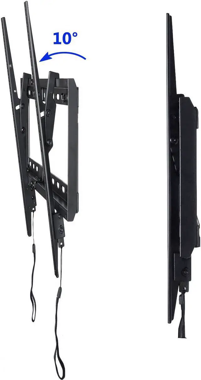Alt view image 4 of 5 - VideoSecu Tilt Plasma LCD LED TV Wall Mount Bracket for most 32 39 47 55 65 70 75" UHD Flat Panel Screen HDTV with VESA up to 684x400mm, Load 132lbs, Free 10ft HDMI Cable & Bubble Level bxc