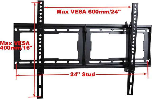 Alt view image 3 of 4 - VideoSecu Tilt TV Wall Mount for most Vizio 32-70" M552I-B2 P552UI-B2 E600I-B3 M602I-B3 E650i-B2 P652UI-B2 P702UI-B3 BG3