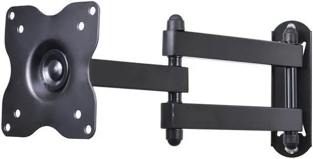 Alt view image 4 of 7 - VideoSecu Tilt Swivel TV Wall Mount for 17 19 20 22 23 24 26 27 28 29" LCD LED Monitor, Articulating Full Motion Flat Panel Screen TV Bracket - Black - VESA 100x100mm/ 75x75mm - Max Load 44lbs C1B