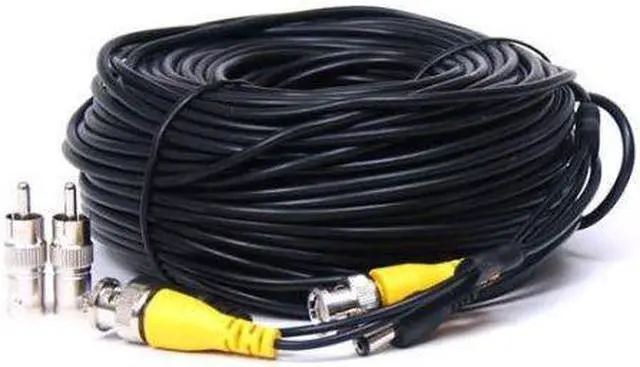 Alt view image 2 of 2 - VideoSecu 8 Pack 150ft BNC CCTV Video Power Cables CCD Home Security Camera DVR Wires Cords with bonus Adaptors b6p