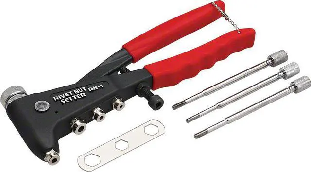 Alt view image 3 of 6 - Marson M39300 RN-1 Rivet Nut Setter W/ #8-32, #10-24, #10-32 Mandrel & Nosepiece (1 PK)