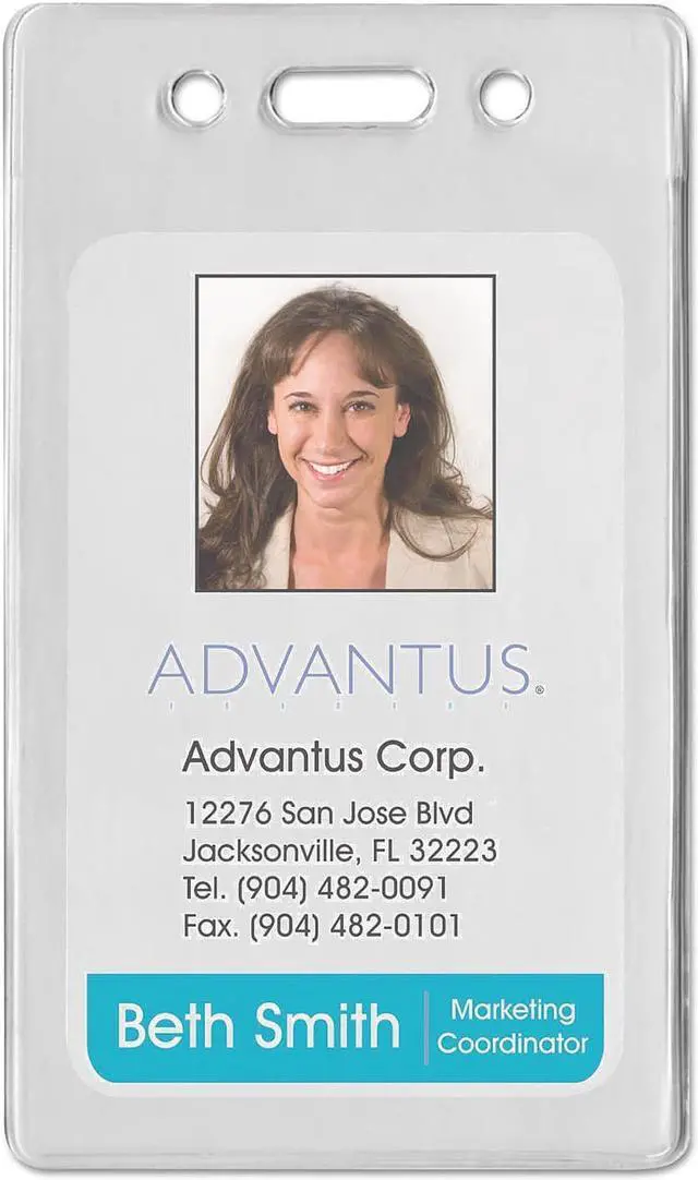 Alt view image 6 of 13 - Proximity Id Badge Holder, Vertical, 2 3/8W X 3 3/8H, Clear, 50/Pack