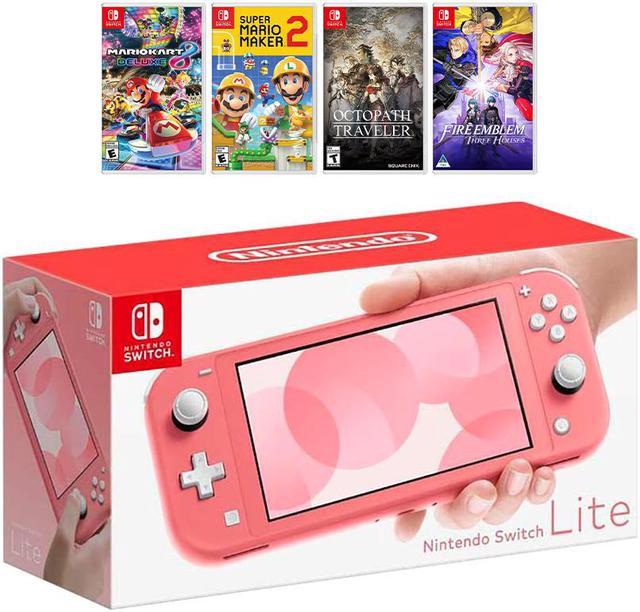 Nintendo Switch Lite with Mario Kart 8 Deluxe Bndle 