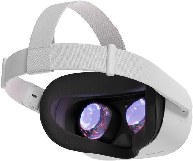 Alt view image 6 of 7 - 2020 Oculus Quest 2 All-In-One VR Headset, Touch Controllers, 64GB SSD, 1832x1920 up to 90 Hz Refresh Rate LCD, Glasses Compitble, 3D Audio, Mytrix Carrying Case, Earphone, Oculus Link Cable (3M)