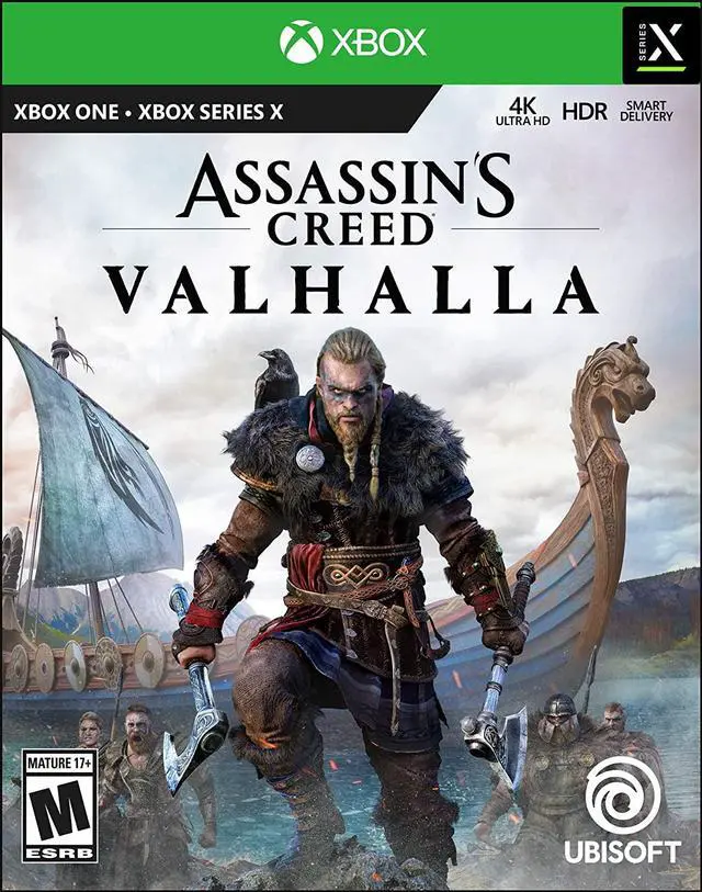 Alt view image 4 of 7 - 2021 Xbox Game and Accessory Bundle - 1TB SSD Black Xbox Console and Wireless Controller with Assassin's Creed Valhalla and Mytrix HDMI 2.1 Cable for Xbox
