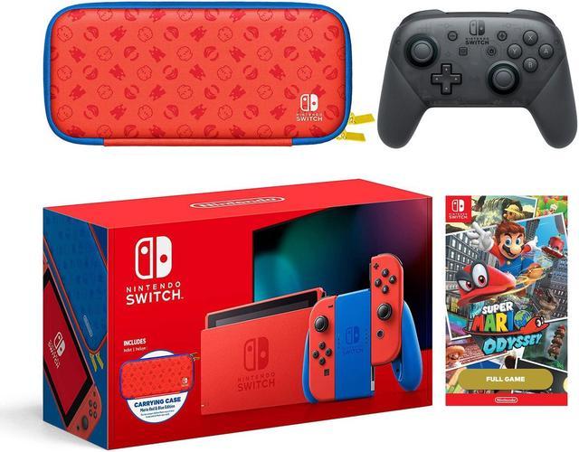 Nintendo switch bundle cheap mario red