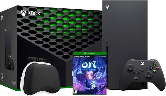 Main image of 2020 Newest X Gaming Console Bundle - 1TB SSD Black Xbox Console and Wireless Controller with Ori and the Will of the Wisps Full Game and Xbox Controller Protective Hard Shell Case
