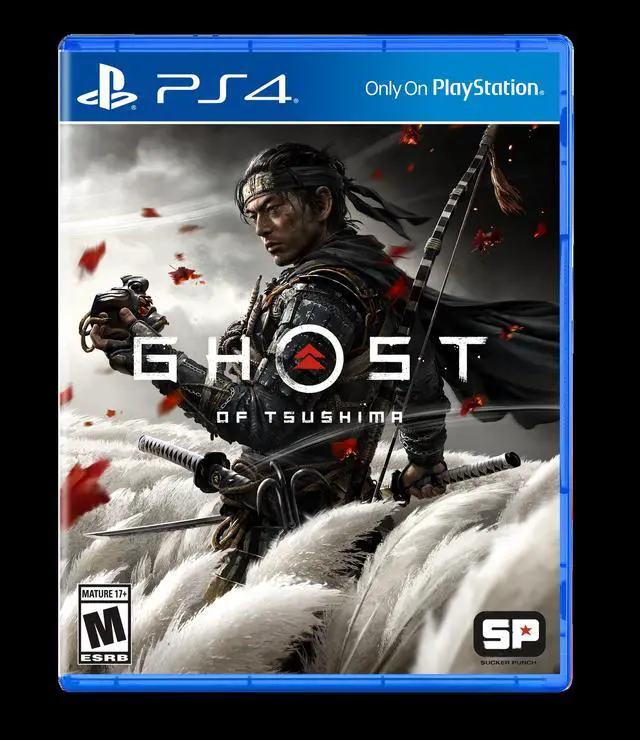Alt view image 6 of 7 - 2021 New PlayStation Disk Version Console with Wireless Controller & Ghost Of Tsushima