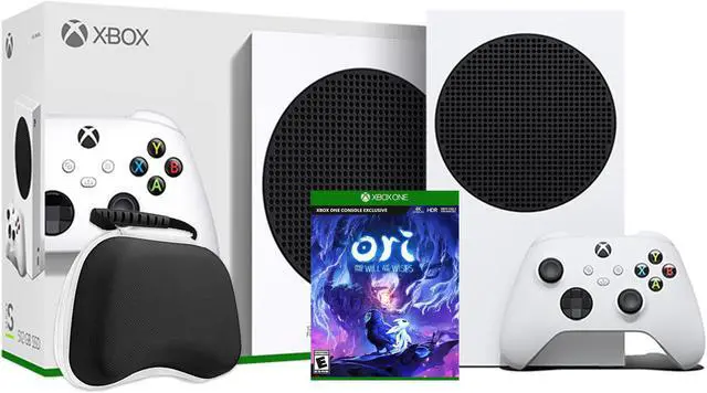 Main image of 2020 New Xbox All Digital 512GB SSD Console - White Xbox Console and Wireless Controller with Ori and the Will of the Wisps Full Game and Black Controller Protective Case