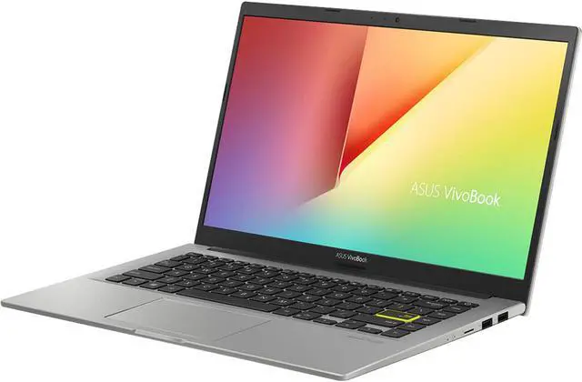 Alt view image 3 of 5 - ASUS Vivobook 14'' FHD NanoEdge Lightweight Laptop, Intel Core i3-1005G1 Dual-Core, 4GB DDR4 RAM, 256GB PCIe SSD, USB-C, HDMI, Wi-Fi, BT, Media Card Reader, Webcam, Mytrix HDMI Cable, Win 10