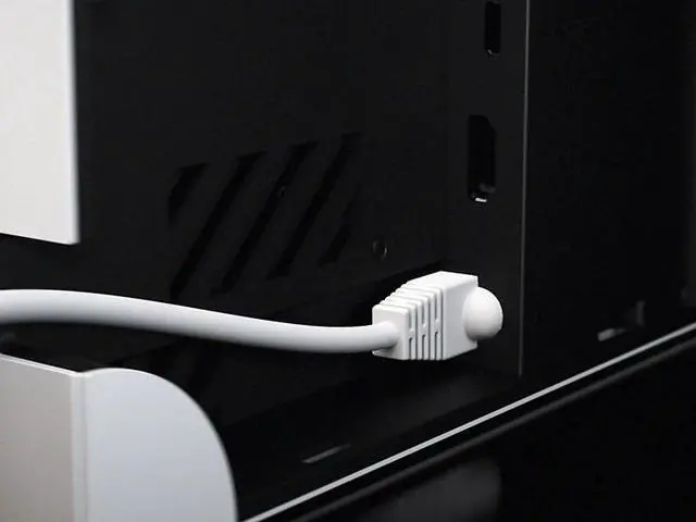Alt view image 6 of 7 - 2021 New Nintendo Switch OLED Model White Joy Con 64GB Console Improved HD Screen & LAN-Port Dock with Pokemon Shield And Mytrix Accessories