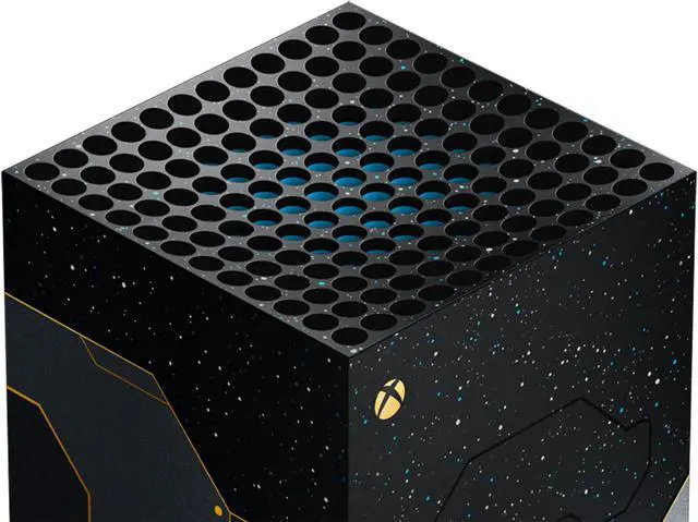 Alt view image 6 of 6 - Microsoft Xbox Series X Halo Infinite Limited Edition Bundle Custom Skin Design with Halo Infinite and Assassin's Creed: Valhalla Full Games Holiday Gift Set