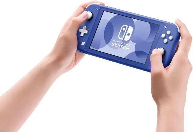 Alt view image 6 of 6 - Nintendo Switch Lite Blue with Super Mario Maker 2 and Mytrix Accessories NS Game Disc Bundle Best Holiday Gift