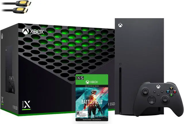 Main image of Latest Xbox Series X Gaming Console Bundle - 1TB SSD Black Xbox Console and Wireless Controller with Battlefield 2042 and Mytrix HDMI Cable