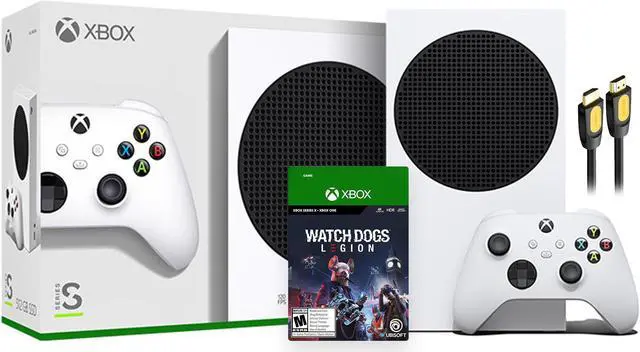 Main image of Latest Xbox All Digital 512GB SSD Console - White Xbox Console and Wireless Controller with Watch Dogs: Legion and Mytrix HDMI Cable