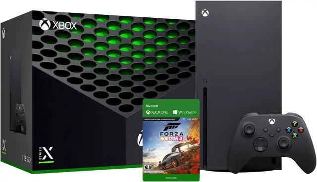 Main image of Latest Xbox Series X Gaming Console Bundle - 1TB SSD Black Xbox Console and Wireless Controller with Forza Horizon 4 and Mytrix HDMI Cable