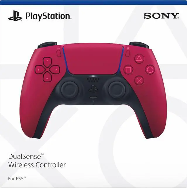 Alt view image 4 of 7 - PlayStation 5 Disc Edition Call of Duty Modern Warfare II Bundle with Two Controllers White and Cosmic Red DualSense and Mytrix Hard Shell Protective Controller Case