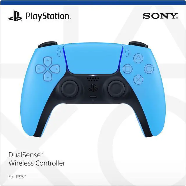Alt view image 4 of 7 - PlayStation 5 Disc Edition Call of Duty Modern Warfare II Bundle with Two Controllers White and Starlight Blue DualSense and Mytrix Hard Shell Protective Controller Case