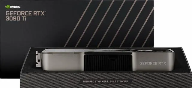 Alt view image 7 of 7 - NVIDIA GeForce RTX 3090 Ti Graphics Card Founders Edition 24GB GDDR6X PCI Express 4.0 Antialiasing and anisotropic filtering w/ MT HDMI 2.1 Cable, Anti-Sag RGB Holder