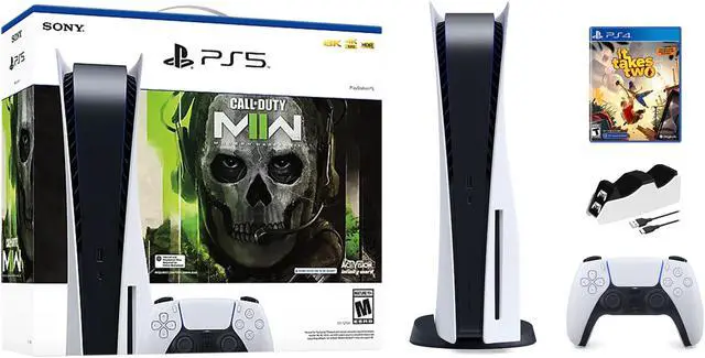 Main image of PlayStation 5 Disc Edition Call of Duty Modern Warfare II Bundle with It Takes Two and Mytrix Controller Charger