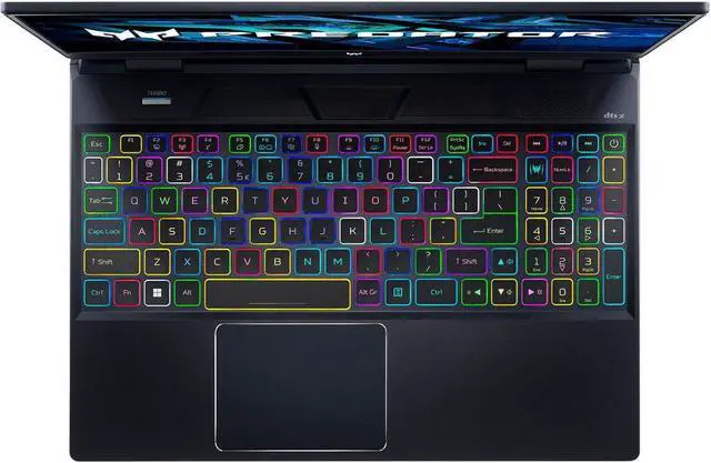 Alt view image 3 of 7 - Acer Predator Helios 300 Gaming Laptop, 15.6" IPS QHD 240Hz Display, Intel 14-Core i7-12700H, GeForce RTX 3070 Ti, 16GB DDR5, 2TB PCIe SSD, WIFI 6E, RGB Backlit KB, Thunderbolt 4, Win 11 Pro, Black