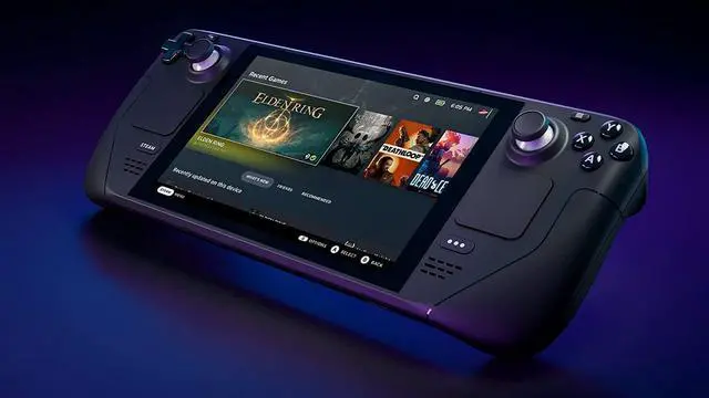 Alt view image 4 of 7 - Valve Steam Deck 256GB Handheld Console, 7-inch Touchscreen, 1280x800 Resolution, Ergonomic Design, Mytrix Inkjet Wireless Pro Controller, Hub, 128GB MicroSD Card, 6 Accessories: 7 in 1 Bundle