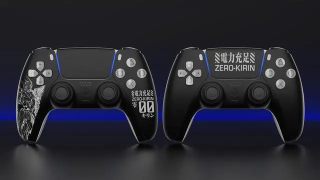 Alt view image 4 of 4 - Mytrix Whole Body Protective Skin for PS5 Disc Console, Durable Vinyl Decal Easy Apply Style Wrap Stickers for PS5 - Zero-Kirin Black