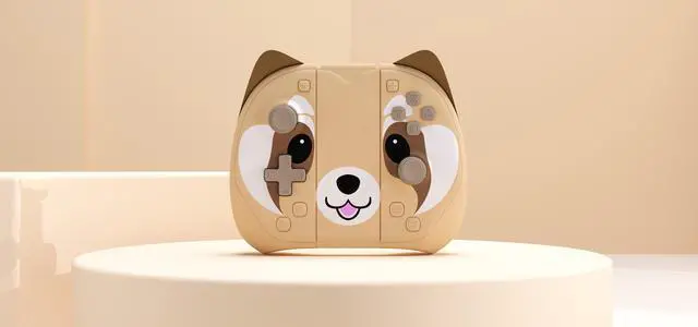 Alt view image 2 of 4 - Mytrix Brownie Joycon Wireless Controller for Nintendo Switch, Mappable Button, Wake Up, Turbo, Vibration, Motion Function, L/R NS Remote Joy-Con Replacement for Switch, Switch OLED & Switch Lite