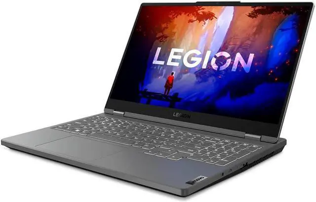 Alt view image 2 of 6 - Lenovo Legion 5 Gaming Laptop, 15.6" WQHD IPS, AMD Ryzen 7 7735H Up to 4.75GHz, GeForce RTX 4060, 32GB DDR5, 1TB NVMe SSD, Backlit Keyboard, Webcam, Wi-Fi 6, RJ-45, Type-C, Mytrix HDMI, Win 11 Pro