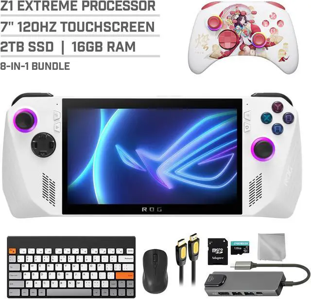 ASUS ROG Ally 2TB Gaming Handheld 7-inch Touchscreen 120Hz FHD 