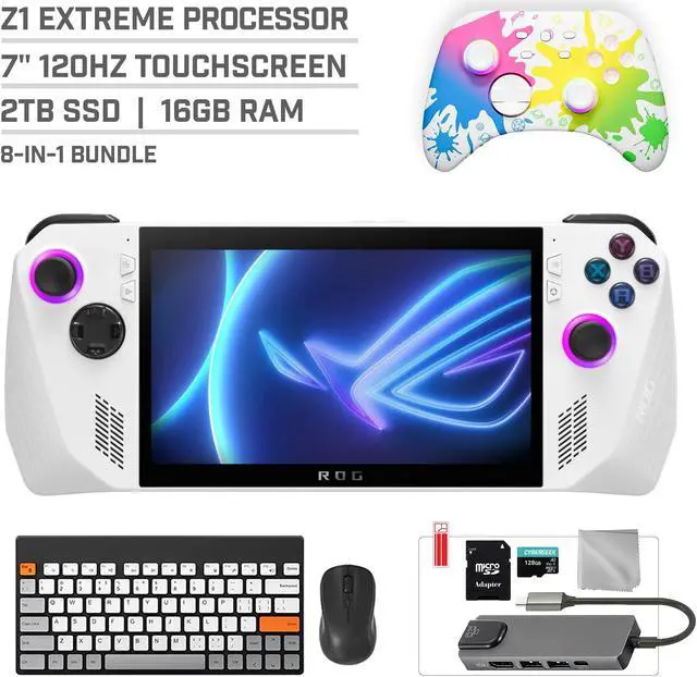 ASUS ROG Ally 2TB SSD Gaming Handheld 7-inch Touchscreen 120Hz FHD