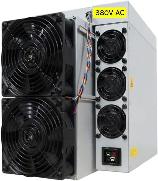 Alt view image 2 of 4 - BITMAIN Antminer T21 190TH/S Bitcoin ASIC Miner(19J/T, 380V, 3610W, SHA256 Algorithm), High Hashrate/High Efficiency Air-Cooling Home Mining Machine for BTC/BCH/BSV w/Power Supply