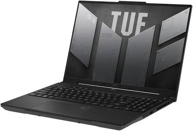 Alt view image 4 of 7 - ASUS TUF A16 Gaming Laptop, 16" WUXGA 165Hz Display, AMD 8-Cores Ryzen 7 7735HS, AMD Radeon RX7700S, 16GB DDR5, 1TB PCIe 4.0, Backlit KB, WiFi 6, BT, USB-C, RJ45, HDMI, Mytrix HDMI Cable, Win 11 Pro