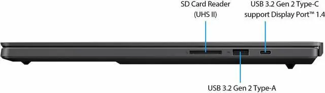 Alt view image 7 of 7 - ASUS ROG Zephyrus G16 Gaming Laptop, 16" OLED 240Hz Display, Core Ultra 9 185H (Up to 5.1GHz), GeForce RTX 4070, 16GB DDR5, 2TB PCle 4.0, WiFi 6E, Backlit KB, TB 4, HDMI, Mytrix HDMI, Win 11 Pro