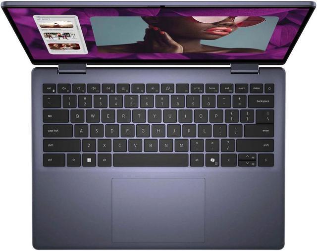 Alt view image 2 of 6 - Dell Inspiron 14 2-in-1 Laptop, 14" FHD TouchScreen Display, AMD Ryzen 5-8640HS(Up to 4.9Hz), 16GB DDR5, 1TB PCIe SSD, Backlit KB, FP Reader, SD Card Reader, WiFi 6E, USB-C, Mytrix HDMI, Win 11 Pro