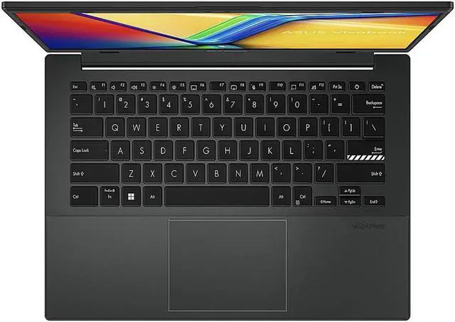 Alt view image 5 of 7 - ASUS Vivobook Go Laptop, 14" FHD NanoEdge Display, 4-cores Ryzen 3 7320U (Up to 4.1Hz), 8GB RAM, 1TB PCIe SSD, 180° Lay-Flat, USB-C, WiFi, BT, Webcam, HDMI, Mytrix HDMI, Win 11 Pro, Mixed Black