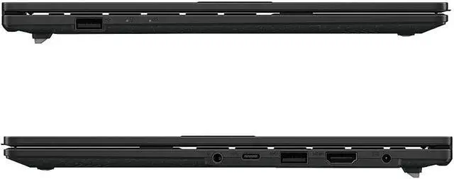 Alt view image 6 of 7 - ASUS Vivobook Go Laptop, 14" FHD NanoEdge Display, 4-cores Ryzen 3 7320U (Up to 4.1Hz), 8GB RAM, 1TB PCIe SSD, 180° Lay-Flat, USB-C, WiFi, BT, Webcam, HDMI, Mytrix HDMI, Win 11 Pro, Mixed Black