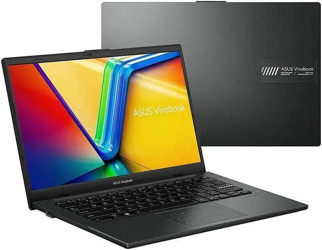 Alt view image 7 of 7 - ASUS Vivobook Go Laptop, 14" FHD NanoEdge Display, 4-cores Ryzen 3 7320U (Up to 4.1Hz), 8GB RAM, 1TB PCIe SSD, 180° Lay-Flat, USB-C, WiFi, BT, Webcam, HDMI, Mytrix HDMI, Win 11 Pro, Mixed Black