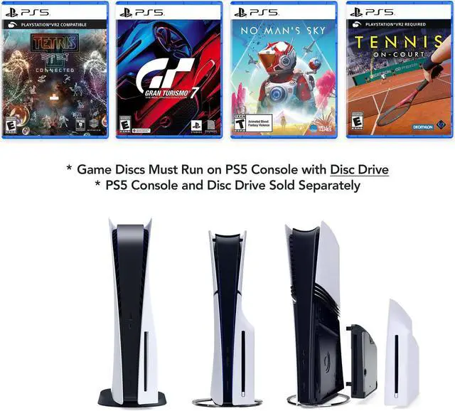 Alt view image 2 of 7 - PlayStation VR2 bundle plus 4 Fresh Hits VR2 Game Package: Gran Turismo 7, No Man's Sky, Tetris Effect, Tennis On-Court, and Microfiber Cleaning Cloth - PlayStation 5 PSVR2 - White