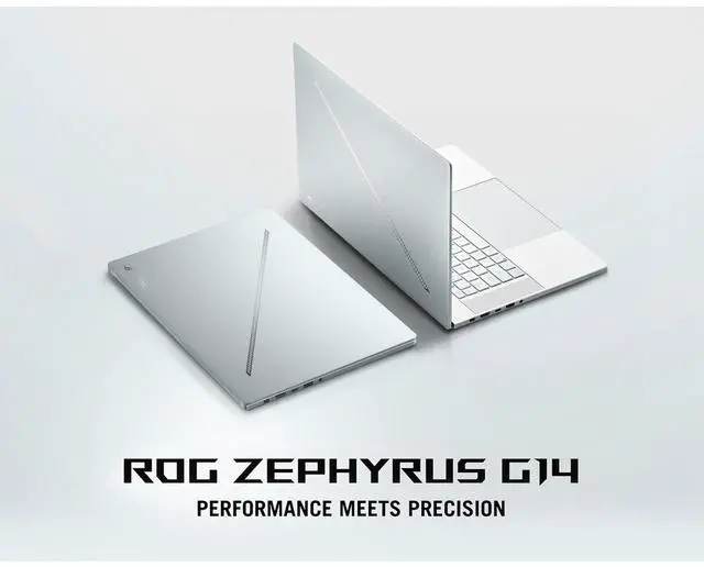 Alt view image 2 of 7 - ASUS ROG Zephyrus G14 4060 Gaming Laptop, 14" OLED 3K 120Hz Display, AMD 8-Core Ryzen 9 8945HS AI Processor, NVIDIA RTX 4060, 16GB DDR5 RAM, 1TB SSD, RGB Backlit, Gaming Headset, Win 11