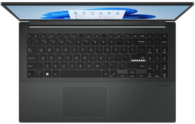 Alt view image 3 of 7 - ASUS Vivobook Go 15.6 FHD Laptop, 8-Core Intel i3 Processor, 8GB RAM, 128GB storage, WiFi & BT, NanoEdge Display, Fast Charge, Keypad, Webcam, USB-C, HDMI, Microsoft 365 Office Lifetime, Win 11