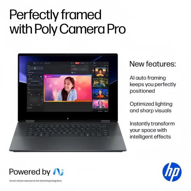 Alt view image 7 of 7 - HP 2025 New 2-in-1 Laptop, OmniBook X Flip 16" Touchscreen WUXGA Display, Intel Core Ultra 5 226V, Intel Arc 130V GPU, 16GB LPDDR5X, 512GB Gen 4 SSD, Copilot AI, w/ Microsoft Surface Pen, Win 11 Home