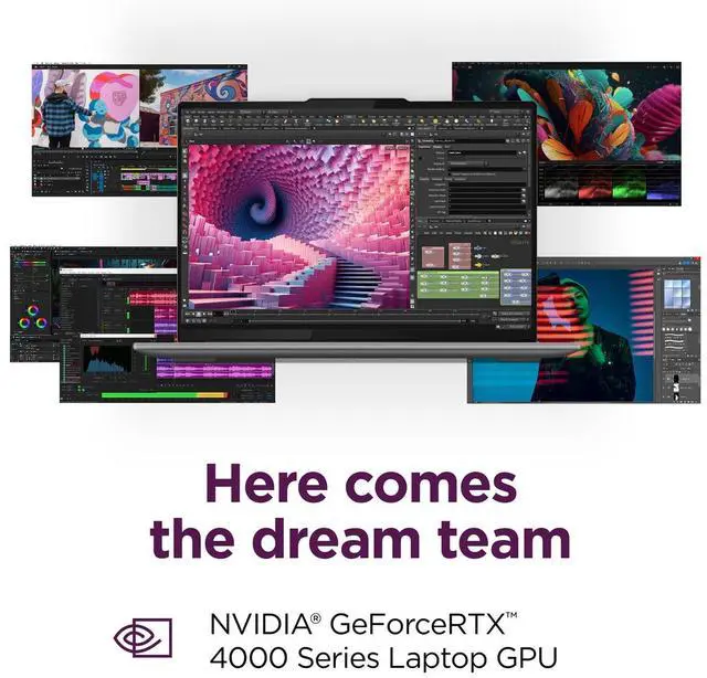 Alt view image 2 of 7 - Lenovo Yoga Pro 9i 16" Laptop, Intel Core 9 185H, NVIDIA GeForce RTX 4060, 3.2K Mini-LED 165Hz 1200-nits 100%sRGB Touchscreen Display, 32GB LPDDR5X RAM, 1TB PCIe 4.0 SSD, Win 11 Home, w/Accessory