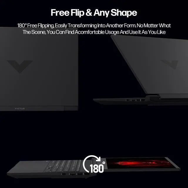 Alt view image 7 of 7 - HP Victus 15.6" FHD 144Hz Gaming Laptop - AMD Ryzen 7 7445HS, 64GB RAM, NVIDIA RTX 4050 GPU, 1TB SSD, Backlit Keyboard, Wi-Fi 6E, Bundle with Mytrix Accessorie, Mica Silver, Windows 11