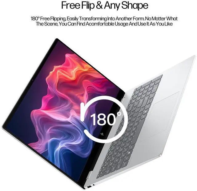 Alt view image 7 of 7 - HP OmniBook 7 16" Touchscreen Laptop - Intel Core Ultra 7 255H, 2K OLED 120Hz Display, 32GB RAM, 2TB SSD, AI Camera, Wi-Fi 7, Backlit Keyboard, Bundle With Mytrix Cooling Pad Assy, Windows 11 Pro